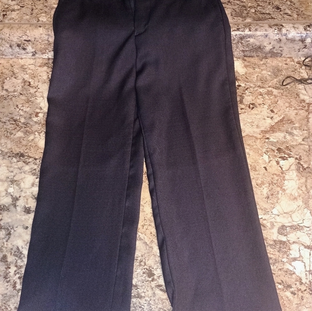 Boys Navy Pants Size 12 Suit Pants - Picture 2 of 6